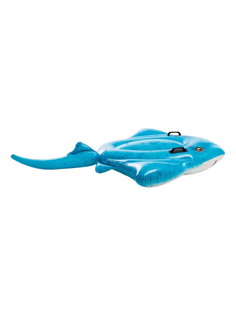 Singray Ride-On pour piscine Bleu - Kiabi