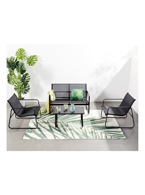 SINTRA Salon de jardin 4 places en métal - Kiabi