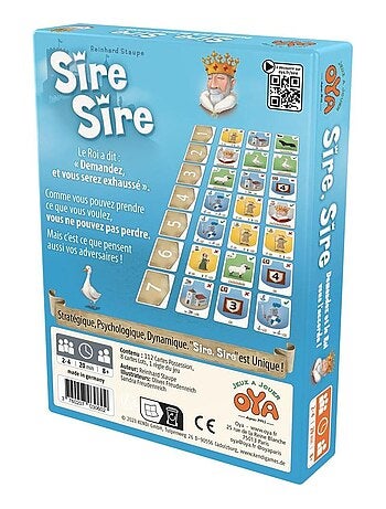 Sire sire Jeu des ressources