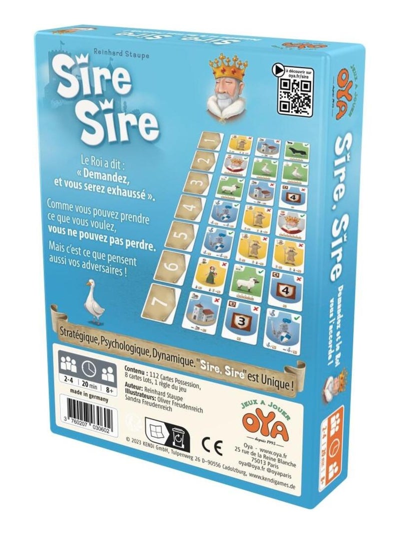 Sire sire Jeu des ressources N/A - Kiabi
