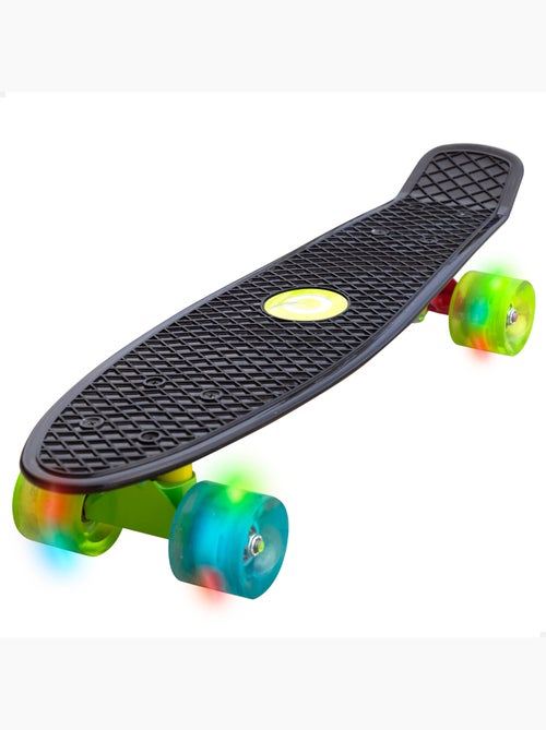 Skateboard à 4 roues avec lumières evo - Kiabi