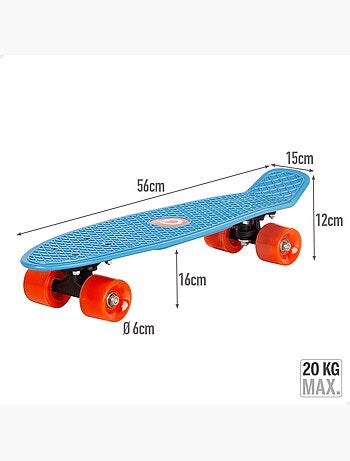 Skateboard avec lumières evo