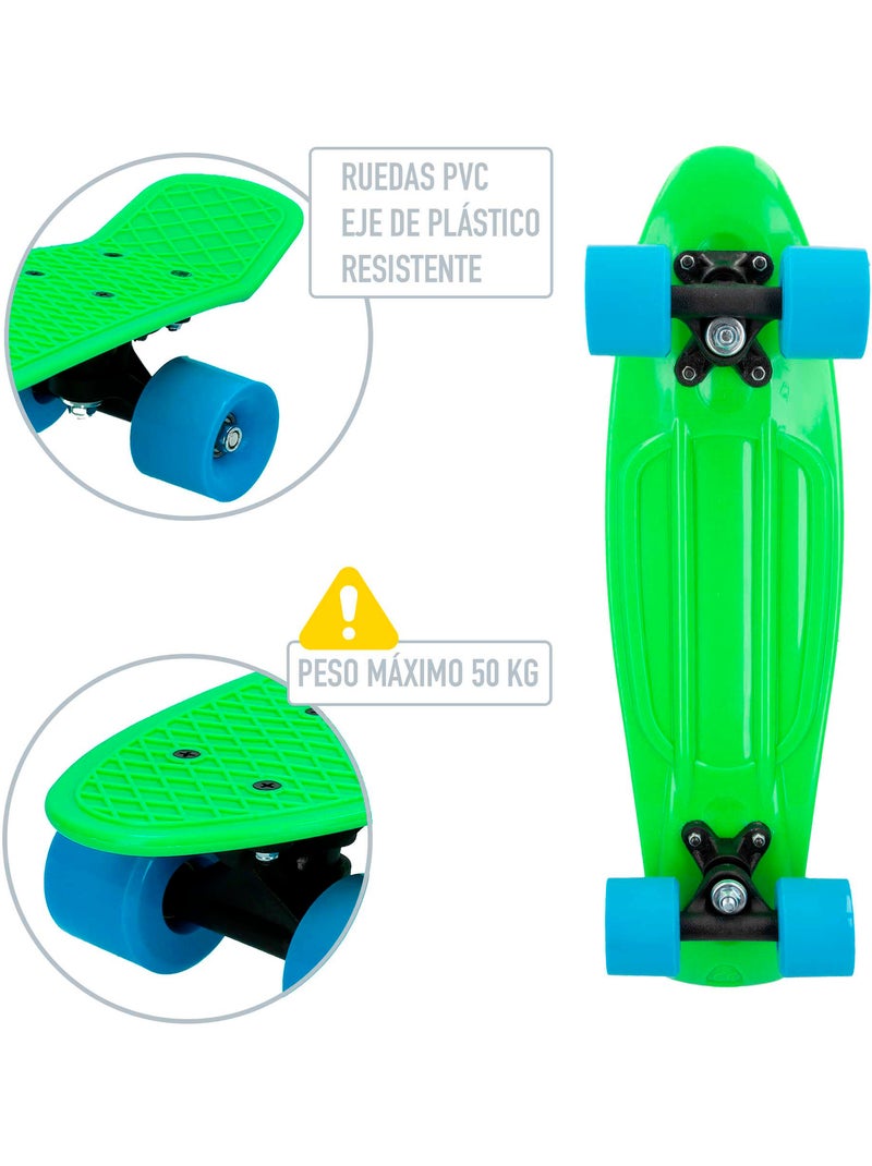 Skateboard avec roues en pvc 55 cm N/A - Kiabi