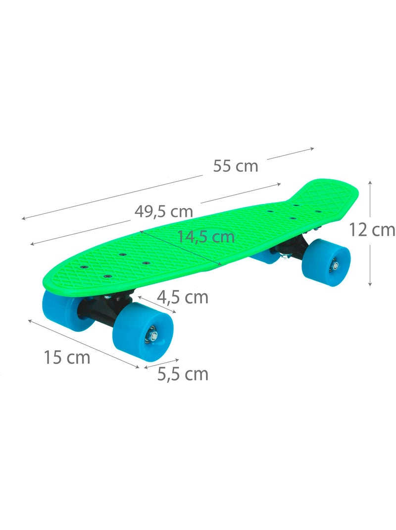 Skateboard avec roues en pvc 55 cm N/A - Kiabi