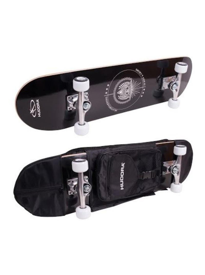 Skateboard Columbia Heights ABEC 3 avec sac à dos Noir - Kiabi