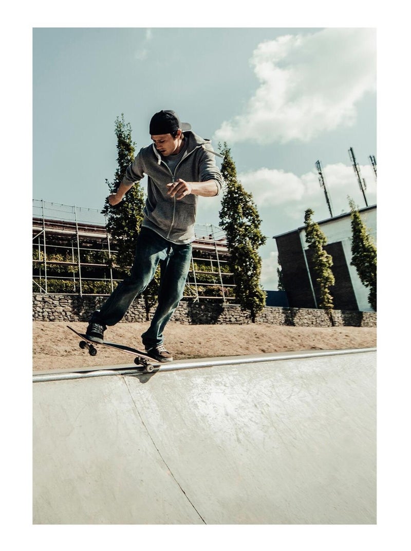 Skateboard Columbia Heights ABEC 3 avec sac à dos Noir - Kiabi
