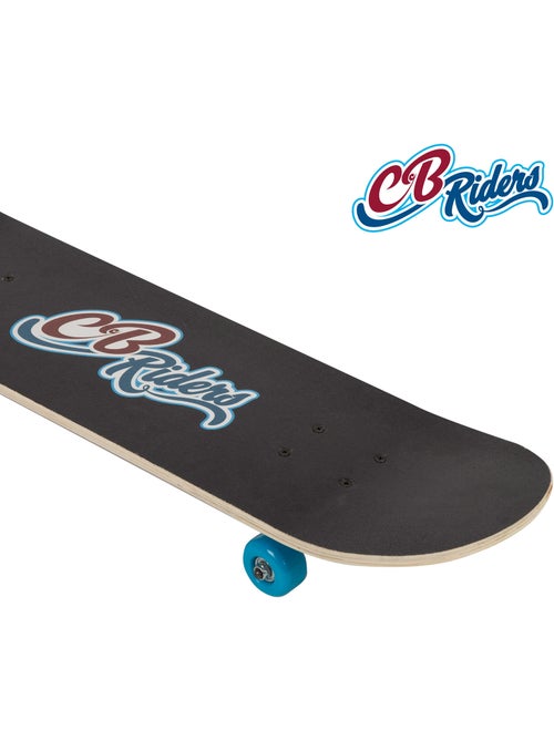 Skateboard en bois retro 80's avec axe en aluminium 79x20 cm cb riders - Kiabi Skateboard en bois retro 80's avec axe en aluminium 79x20 cm cb riders - Kiabi