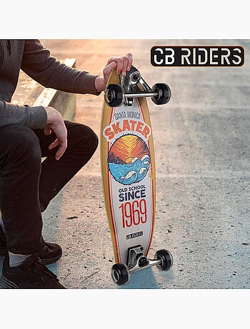 Skateboard enfant 4 roues 74 cm cb riders