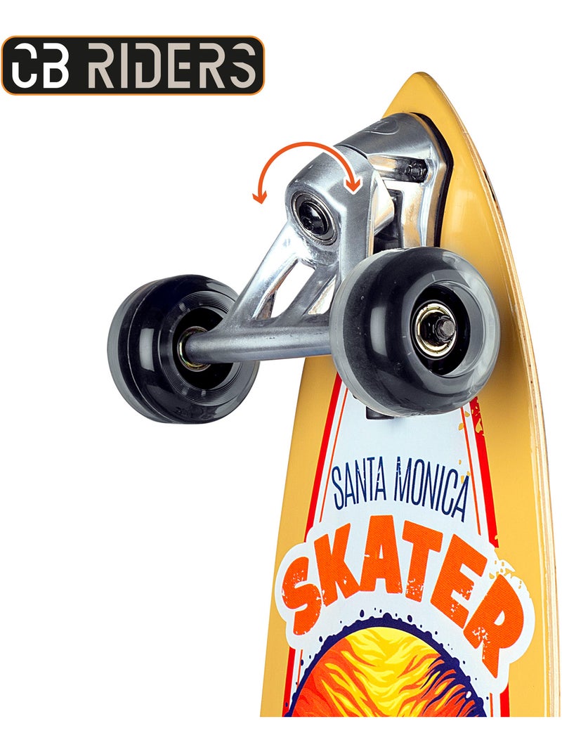 Skateboard enfant 4 roues 74 cm cb riders N/A - Kiabi