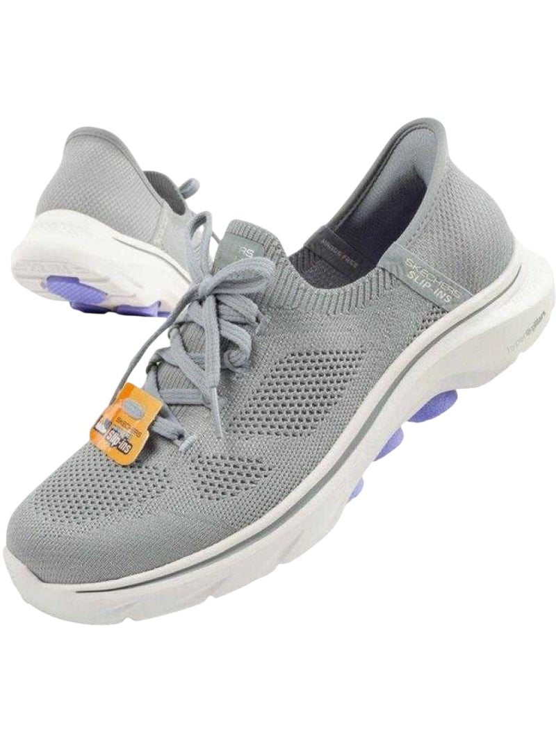 Skechers - Baskets GO WALK 7-VIA Gris - Kiabi