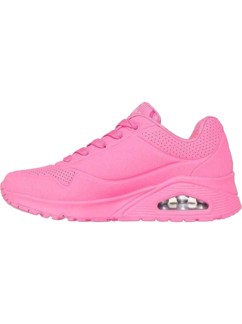 Skechers - Baskets JGOLDCROWN UNO LITE SPREAD THE LOVE Rose - Kiabi