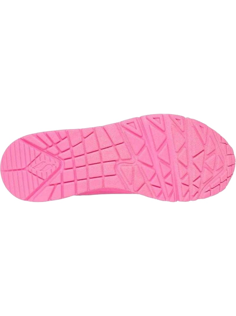 Skechers - Baskets JGOLDCROWN UNO LITE SPREAD THE LOVE Rose - Kiabi