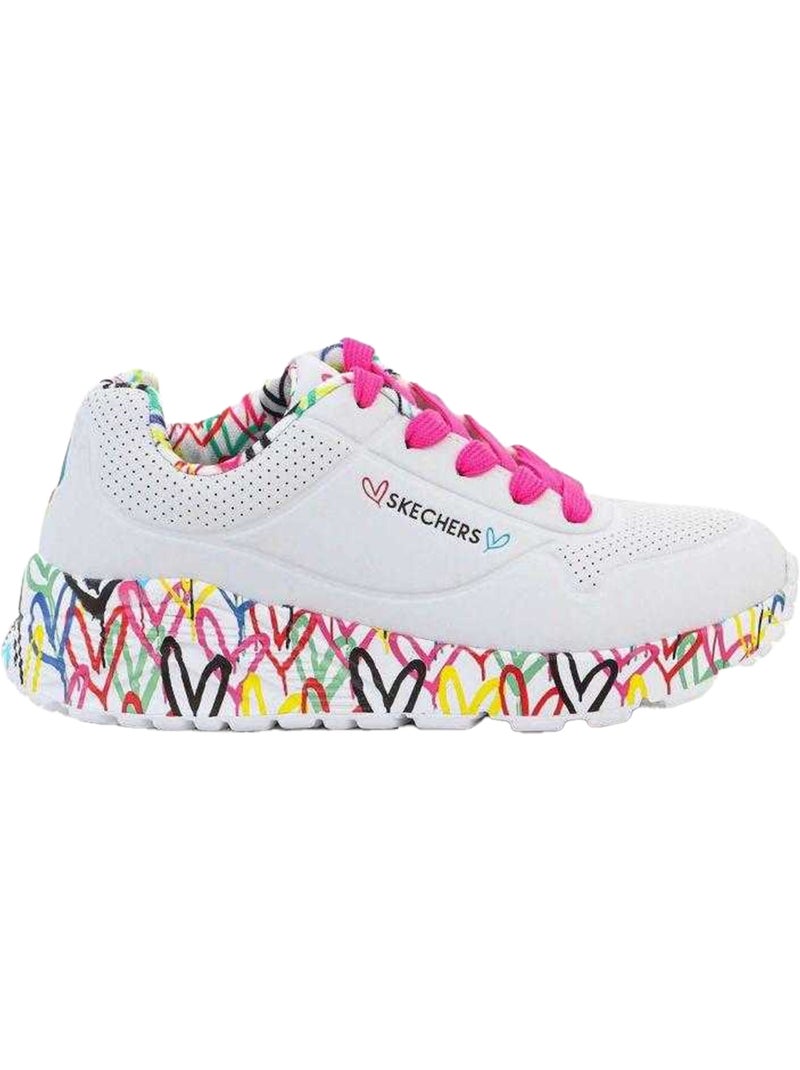 Skechers - Baskets LOVELY LUV Blanc - Kiabi