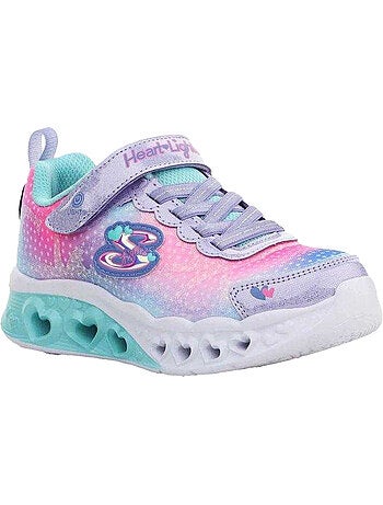 Skechers - Baskets motif/style illuminé FLUTTER HEART