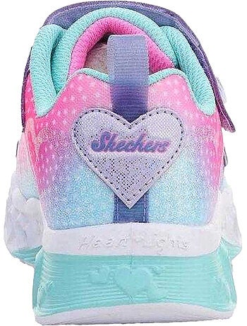 Skechers - Baskets motif/style illuminé FLUTTER HEART