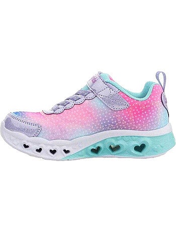 Skechers - Baskets motif/style illuminé FLUTTER HEART
