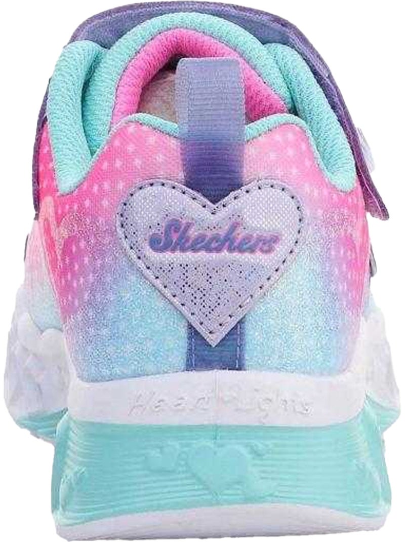 Skechers - Baskets motif/style illuminé FLUTTER HEART Rose - Kiabi