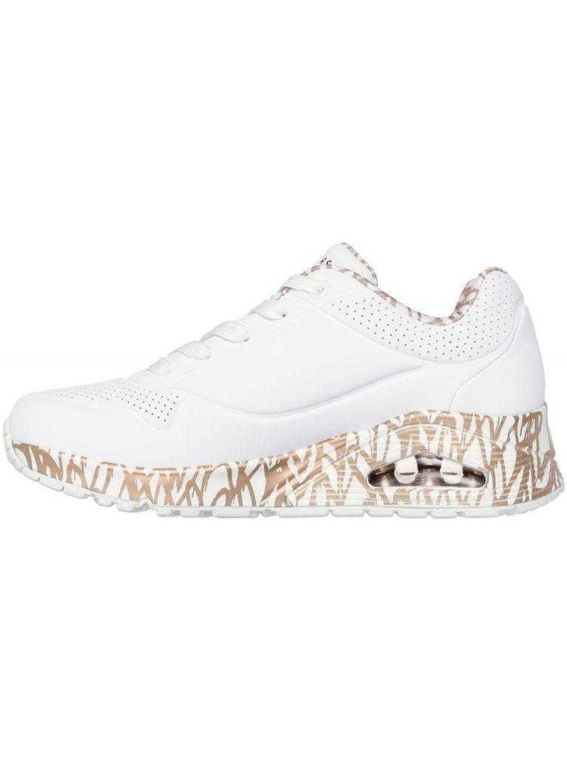 Skechers - Baskets motif/style JGoldcrown Blanc - Kiabi