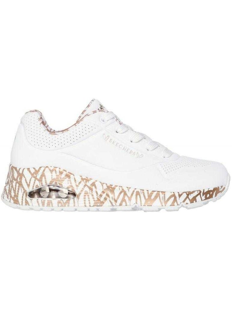 Skechers - Baskets motif/style JGoldcrown Blanc - Kiabi
