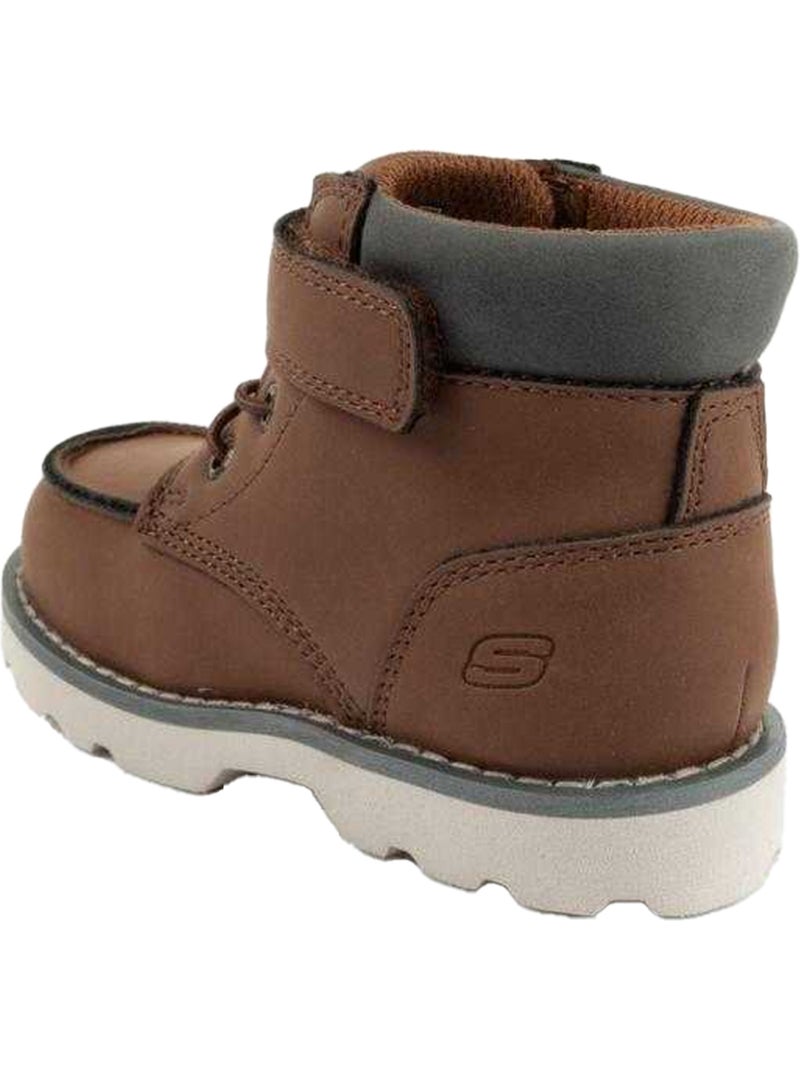 Skechers - Bottines hiver Marron - Kiabi