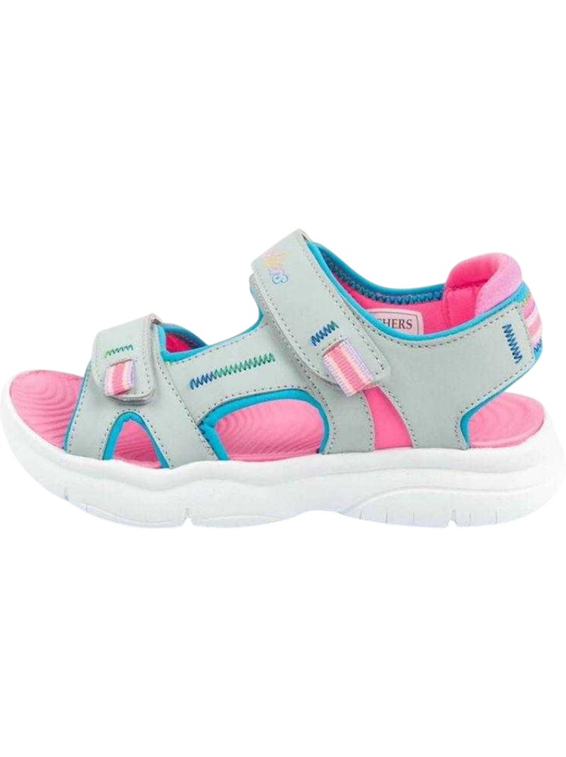 Skechers - Sandales FLEX SPLASH Gris Rose - Kiabi