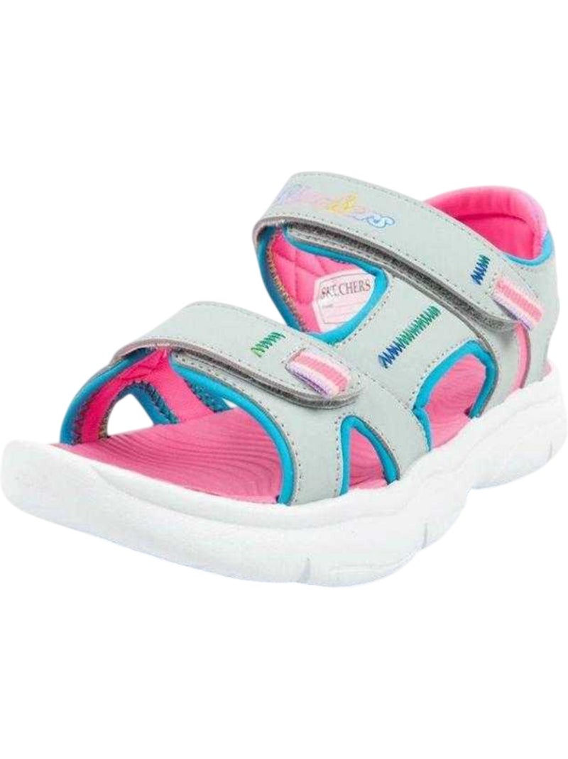 Skechers - Sandales FLEX SPLASH Gris Rose - Kiabi