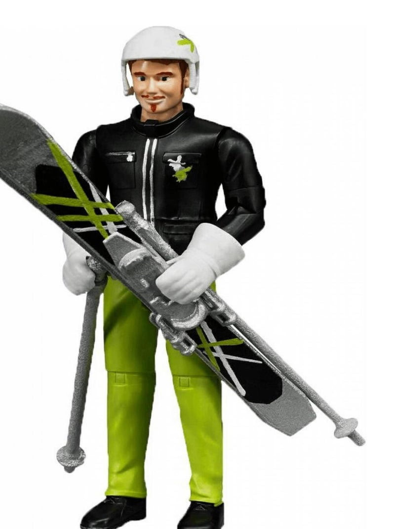 Skieur avec Accessoires N/A - Kiabi