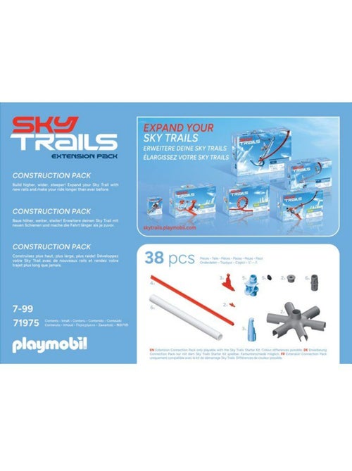 Sky trails: construction pack, set d'expansion, circuit aérien, 38 pièces, dès 7 ans - Kiabi