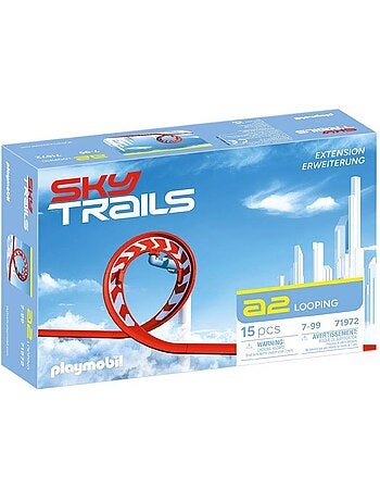 Sky trails: looping, set d'action, circuit aérien, 15 pièces, dès 7 ans