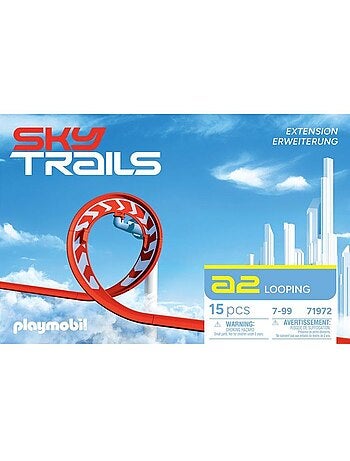Sky trails: looping, set d'action, circuit aérien, 15 pièces, dès 7 ans