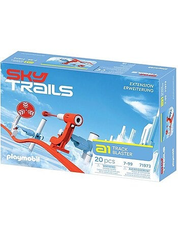 Sky trails: track blaster, set d'action, circuit aérien, 20 pièces, dès 7 ans