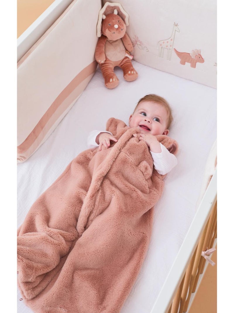 Sleeping bag en fausse fourrure, 70cm Noukie's Rose - Kiabi