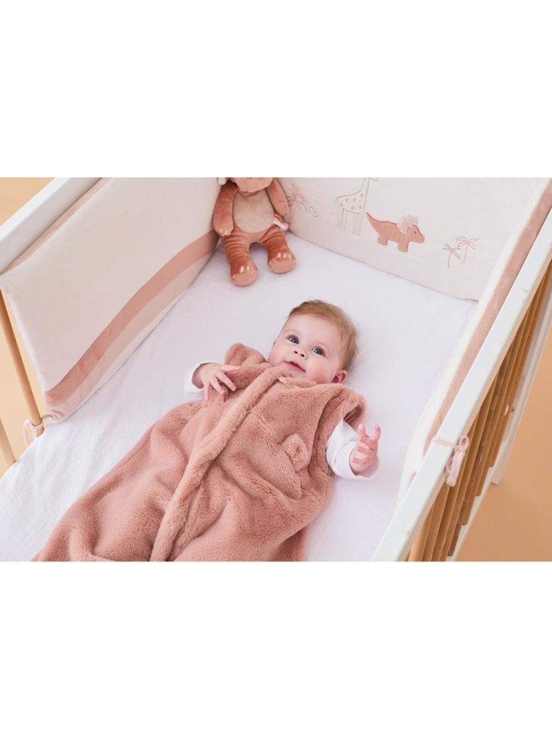 Sleeping bag en fausse fourrure, 70cm Noukie's Rose - Kiabi
