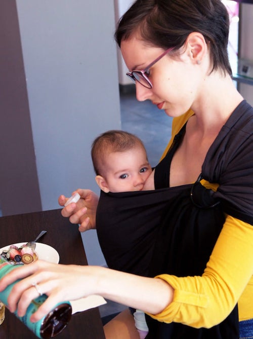 Sling - La Petite Echarpe Sans Nœud - Anthracite, Noir (réversible) - Kiabi