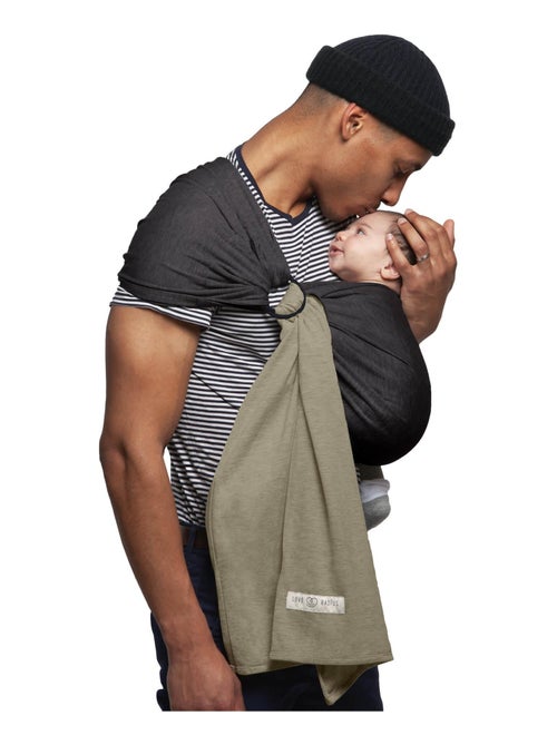 Sling - La Petite Echarpe Sans Nœud - Anthracite, Olive (réversible) - Kiabi