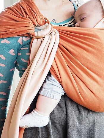 Sling - La Petite Echarpe Sans Nœud - Nude, Caramel (réversible)