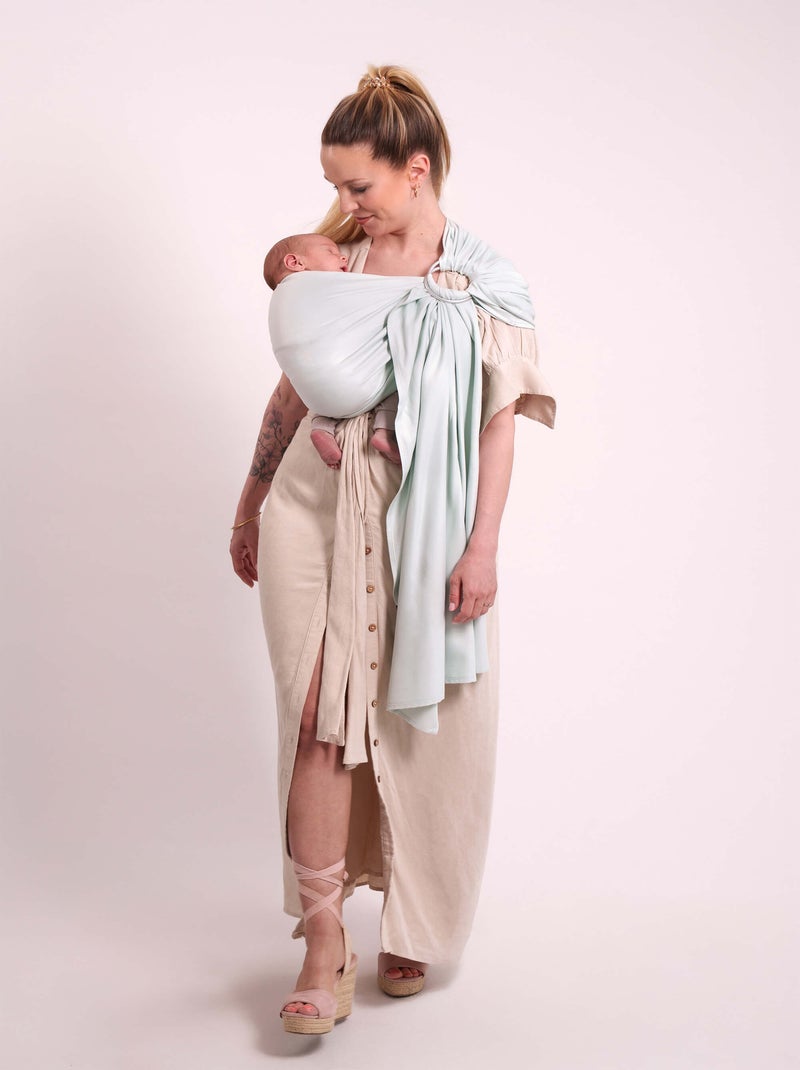 Sling Echarpe Tissée Sans Nœud - Azur Clair Bleu azur - Kiabi