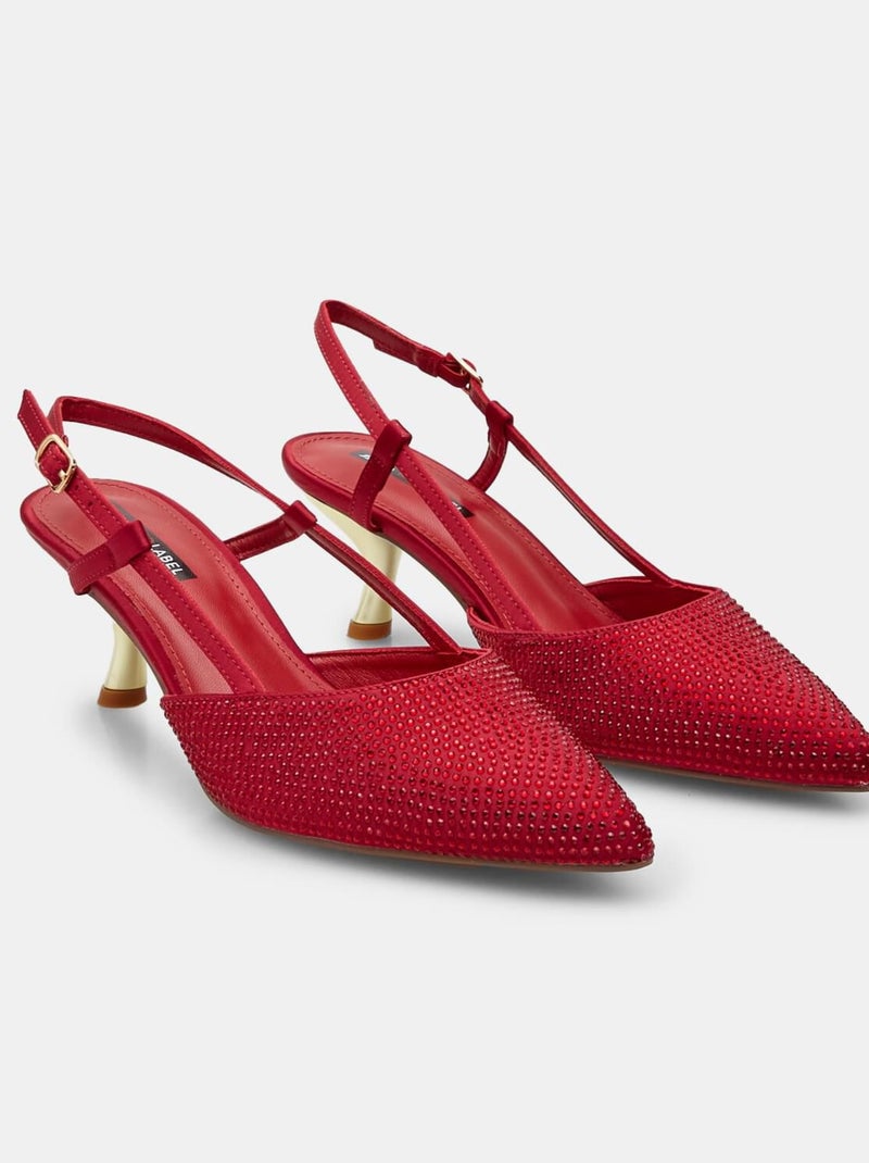Slingback Bata Red Label Bordeaux - Kiabi