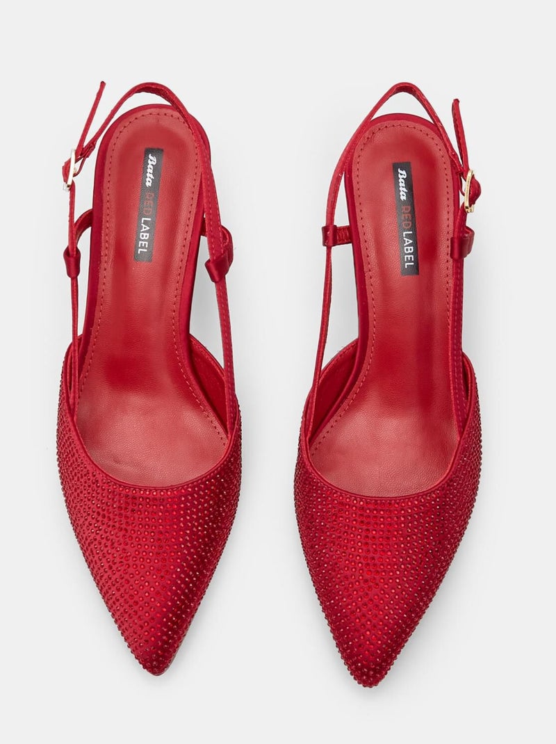 Slingback Bata Red Label Bordeaux - Kiabi