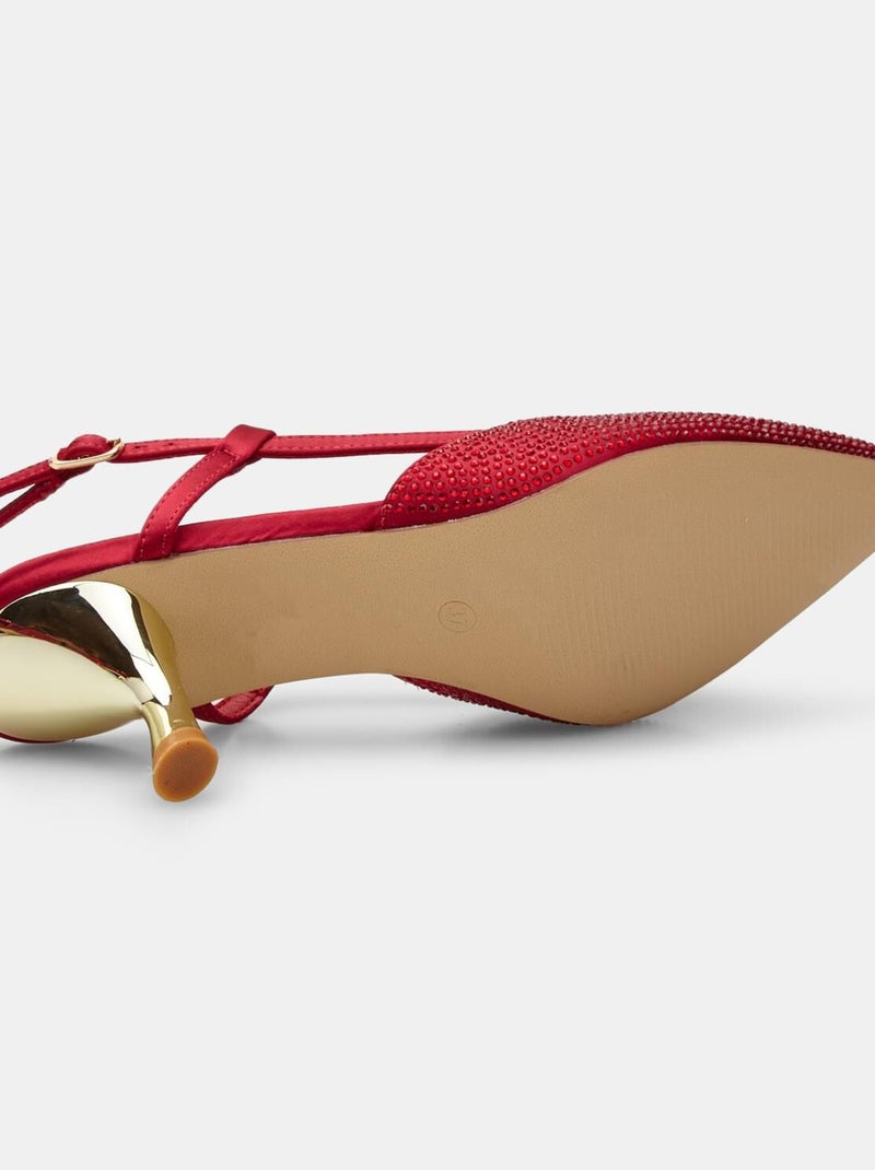 Slingback Bata Red Label Bordeaux - Kiabi
