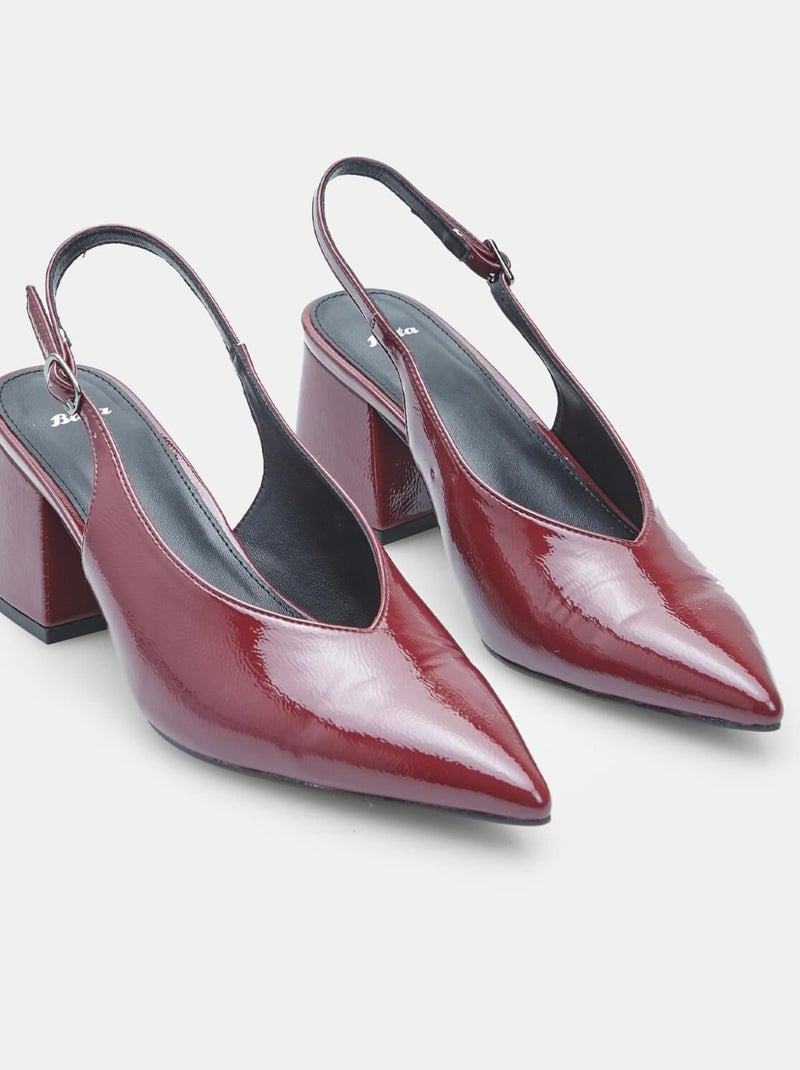 Slingback s BATA Bordeaux - Kiabi