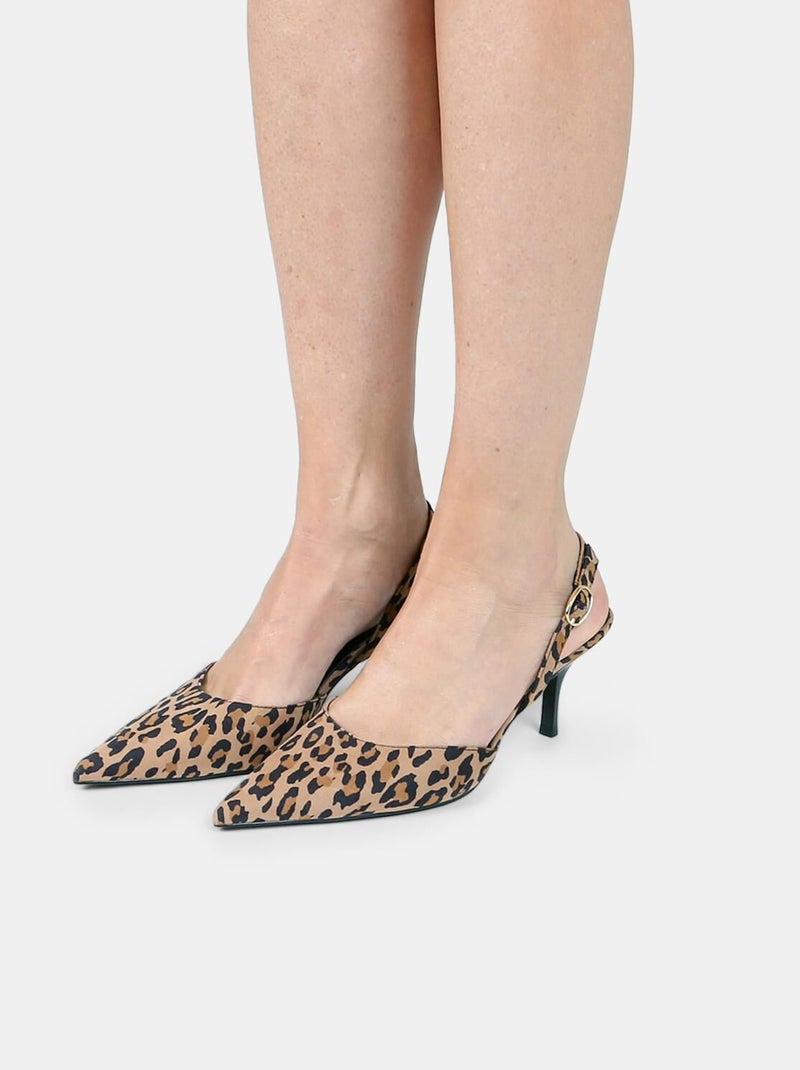 Slingback s BATA Marron - Kiabi