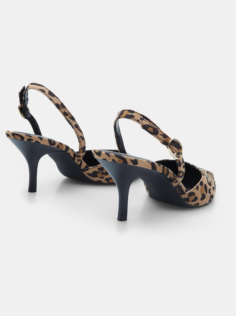 Slingback s BATA Marron - Kiabi