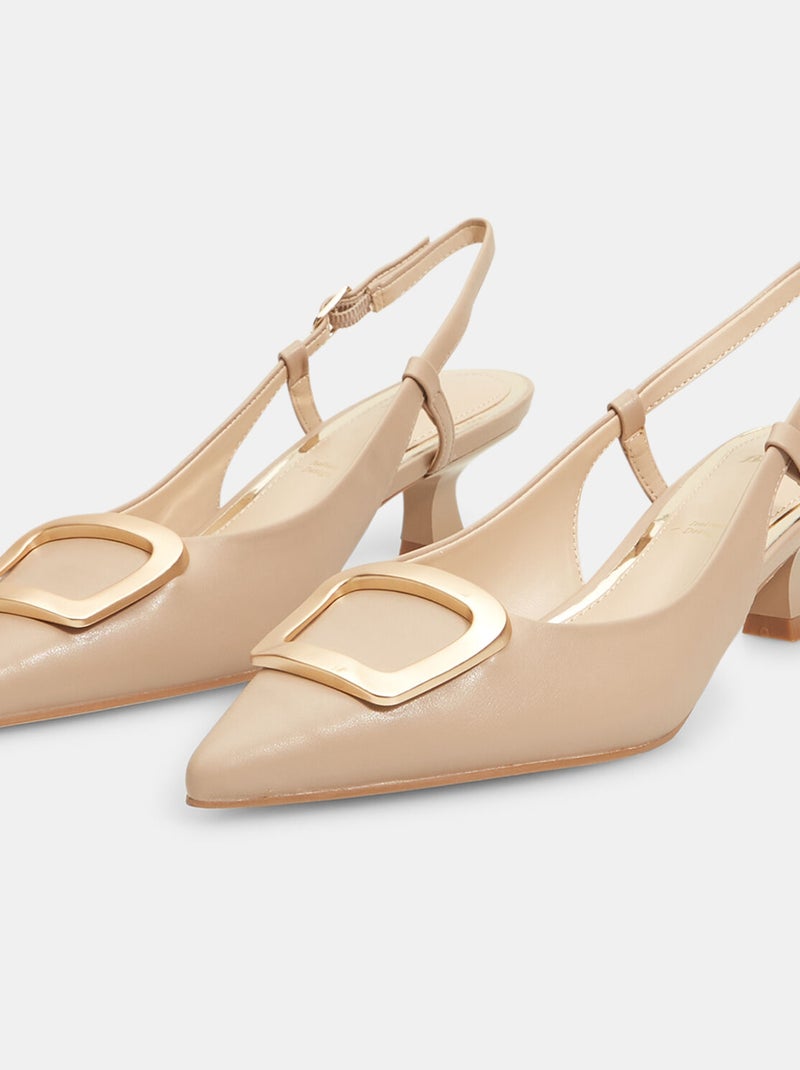 Slingbacks avec boucle dorée BATA Rose - Kiabi
