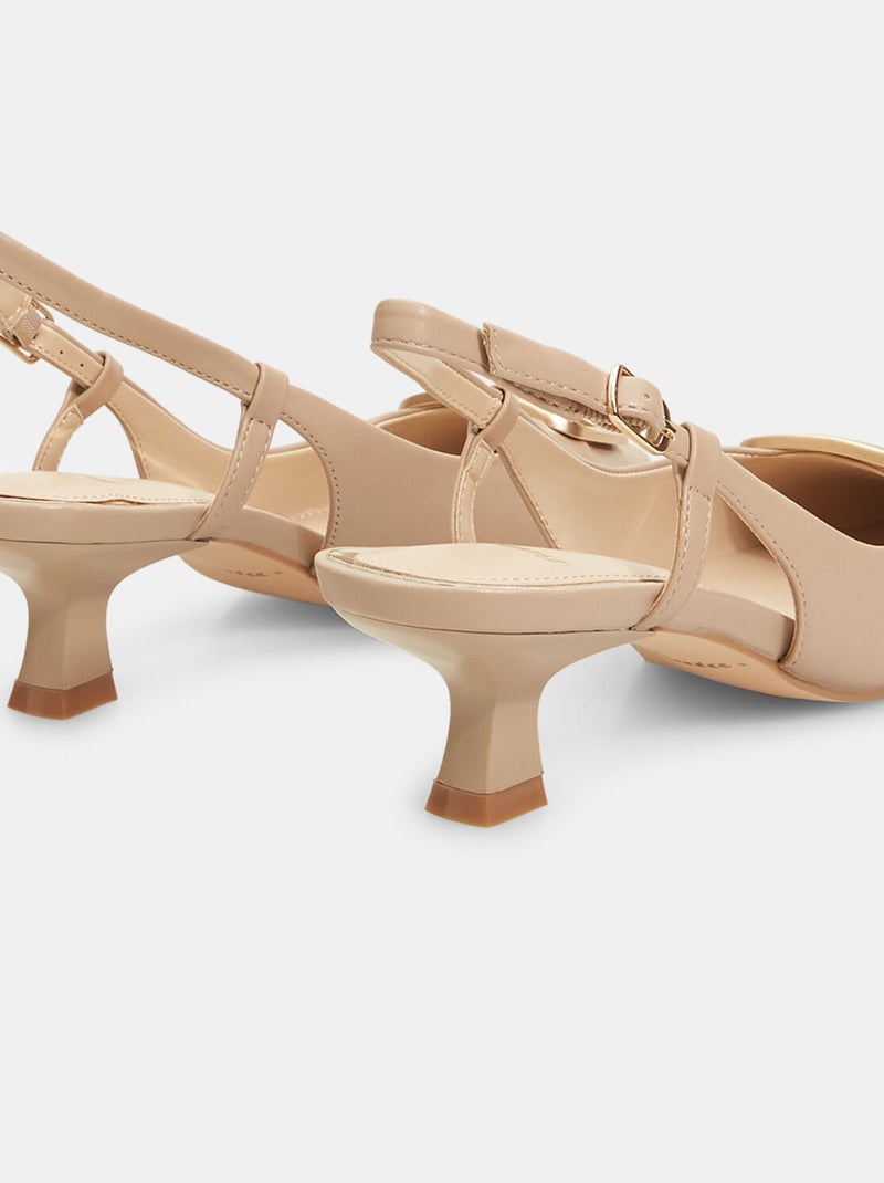 Slingbacks avec boucle dorée BATA Rose - Kiabi