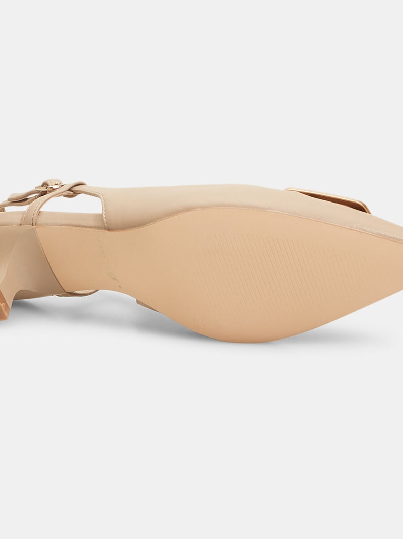 Slingbacks avec boucle dorée BATA Rose - Kiabi