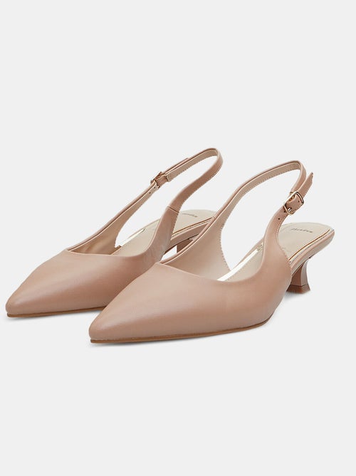 Slingbacks avec talon de 4,5 cm BATA - Kiabi