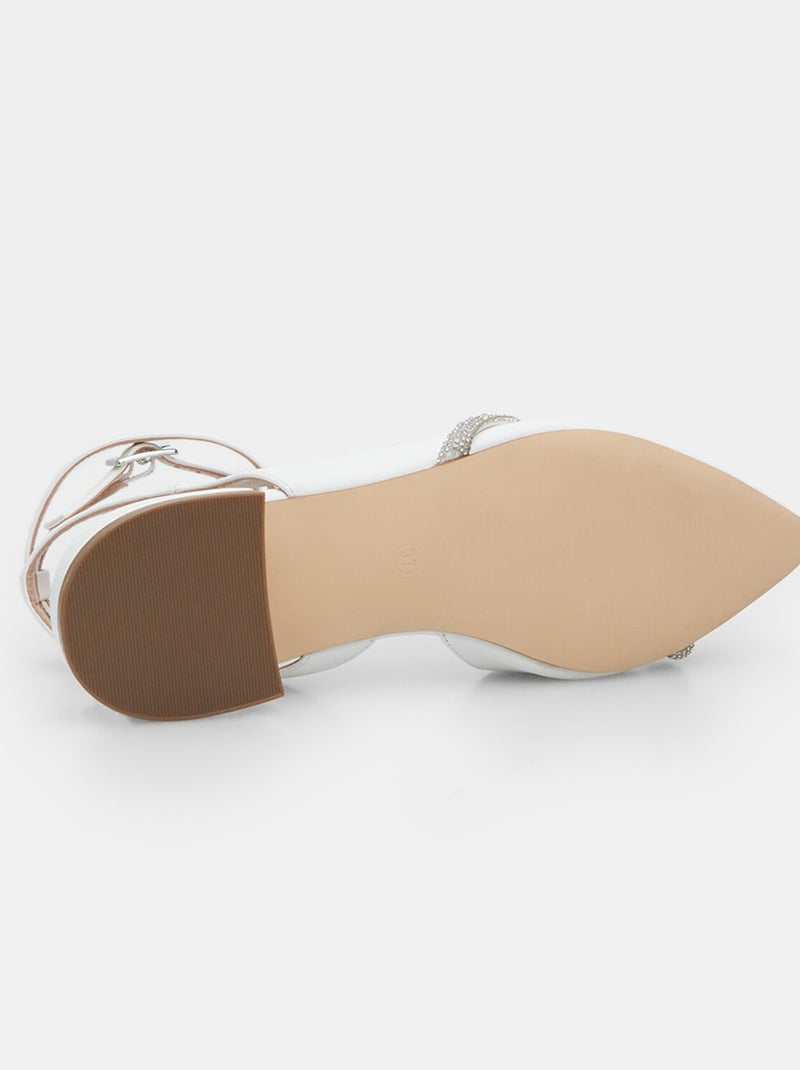 Slingbacks BATA Blanc - Kiabi