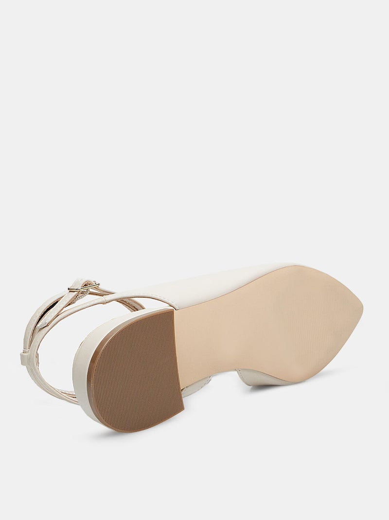 slingbacks Bata Red Label Beige - Kiabi