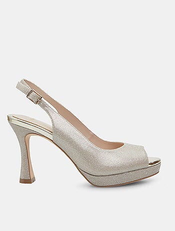 Slingbacks ouverte avec talon de 9 cm BATA